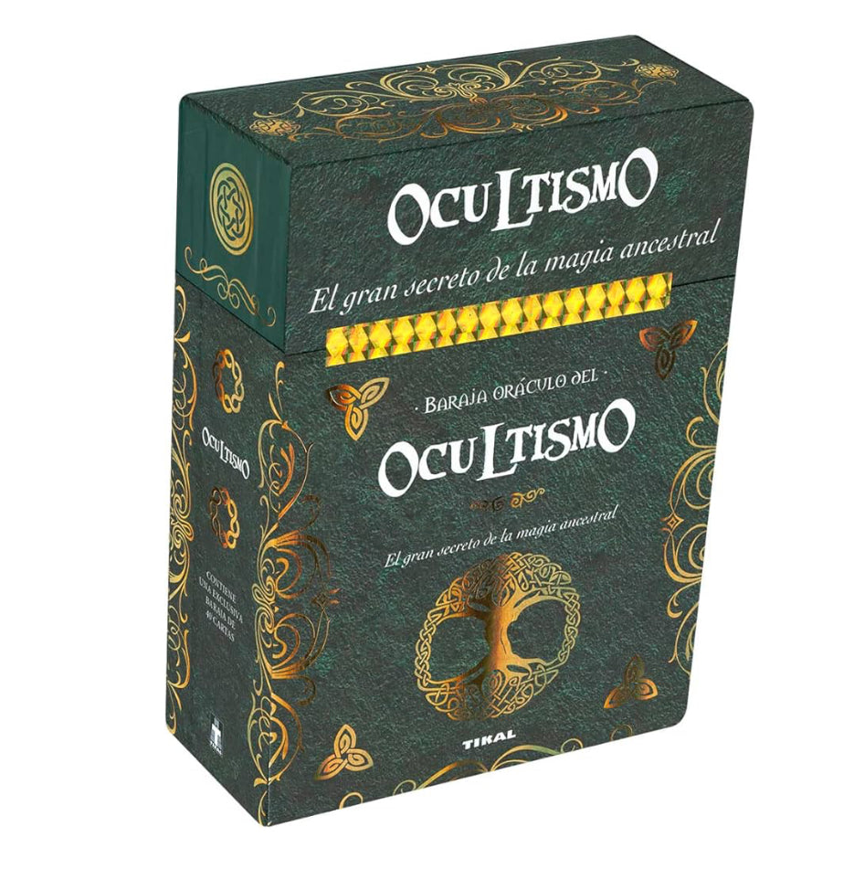 Oráculo del Ocultismo con libro y incienso orgánico de salvia blanca