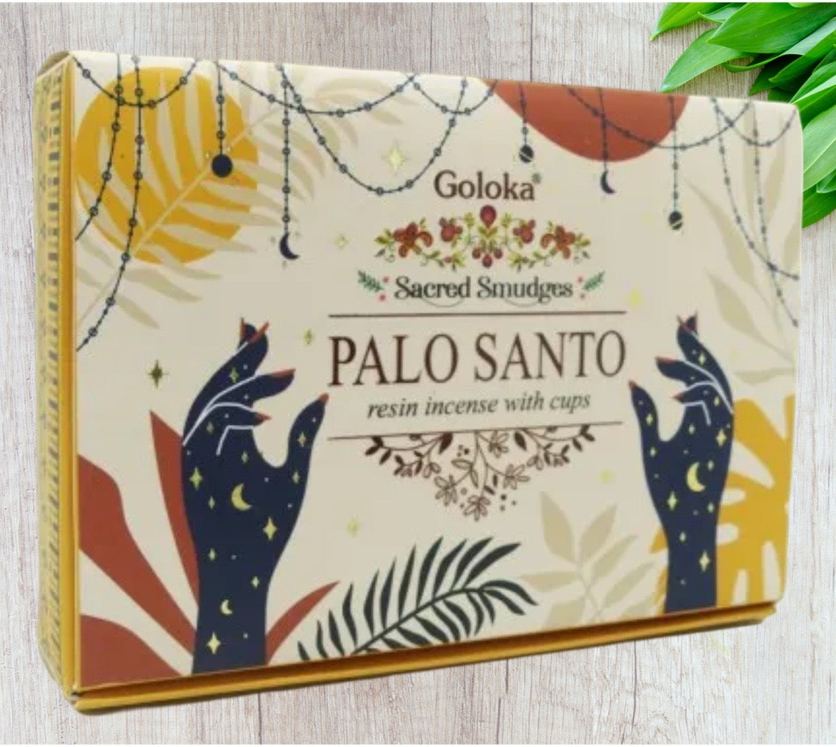 6 Copitas de Palo Santo y Salvia Blanca