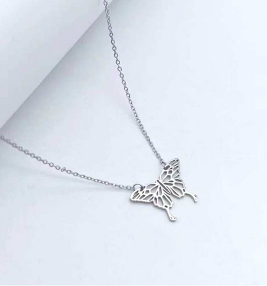 Collar Mariposa en Acero Inoxidable
