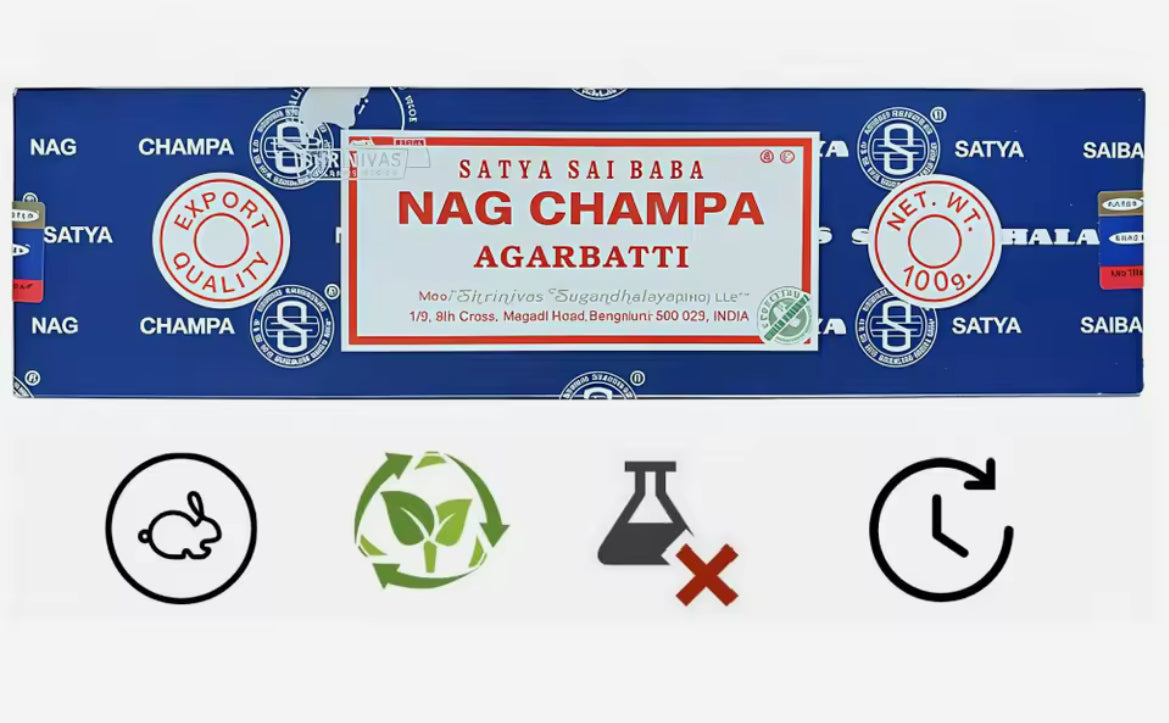 2 paquetes Nag Champa agarbatti