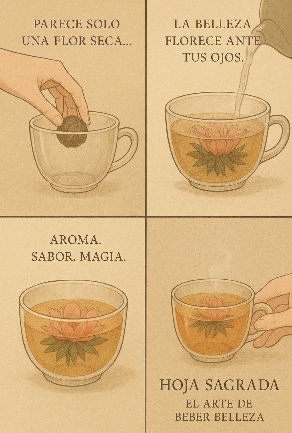 Pack 2 Flores de té