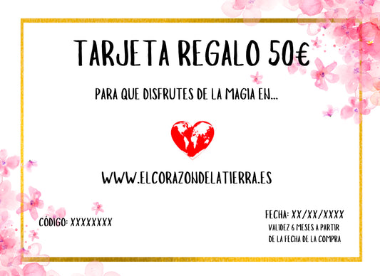 Tarjeta Regalo 50€