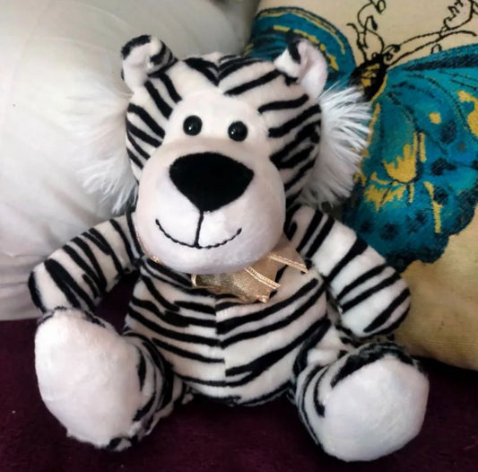 Peluche térmico tigre blanco