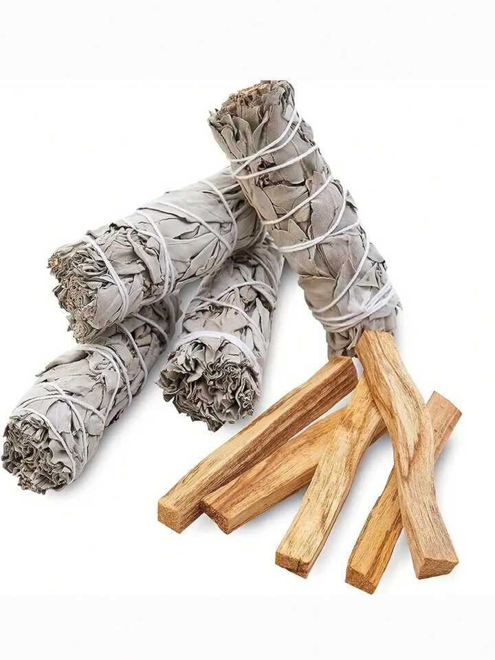 Atado de Salvia Blanca y Palo Santo